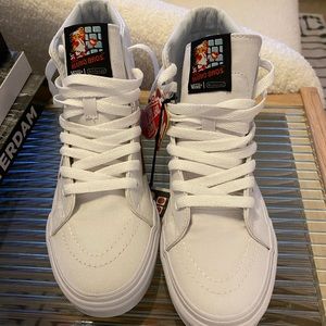 Women’s Vans Sk8-HI Slim Nintendo Console/Gold Sneakers size 7.5